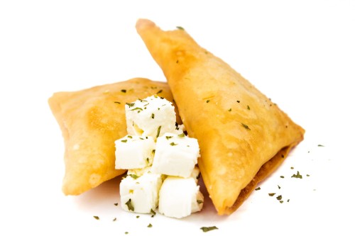 Triangular Fyllo filled with Cheese